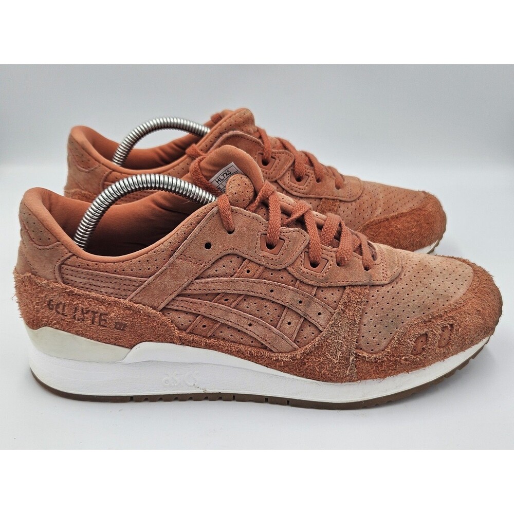 Asics Gel Lyte iii Shoes Spice Route Brown Men's Size 9 Casual Walking Suede